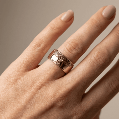 Tree Of Life Ring by Rose & Oliver, additional angle