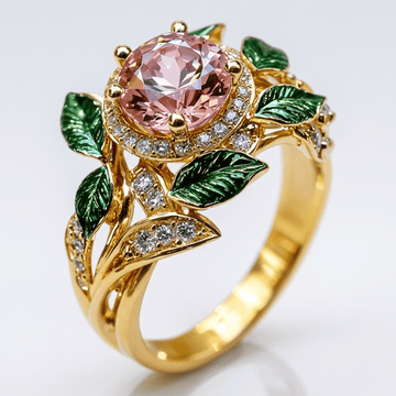 Gold Enchanted Garden Ring by Rose & Oliver, main product view