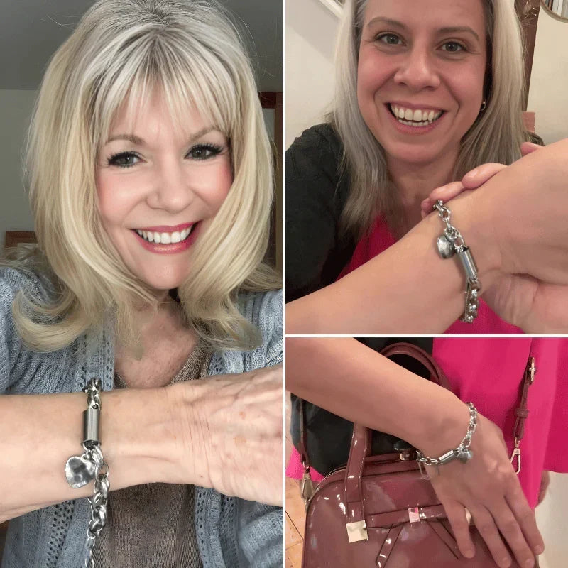 Chunky-Gold-Armband von Rose & Oliver, robustes Design mit Golddetails, ideal für elegante Accessoires.