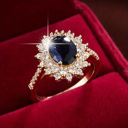 Ring Anel Vionne Saphirae Rose & Oliver aus Gold, mit feinem Design und eleganten Details, das auf dem Bild hervorsticht.